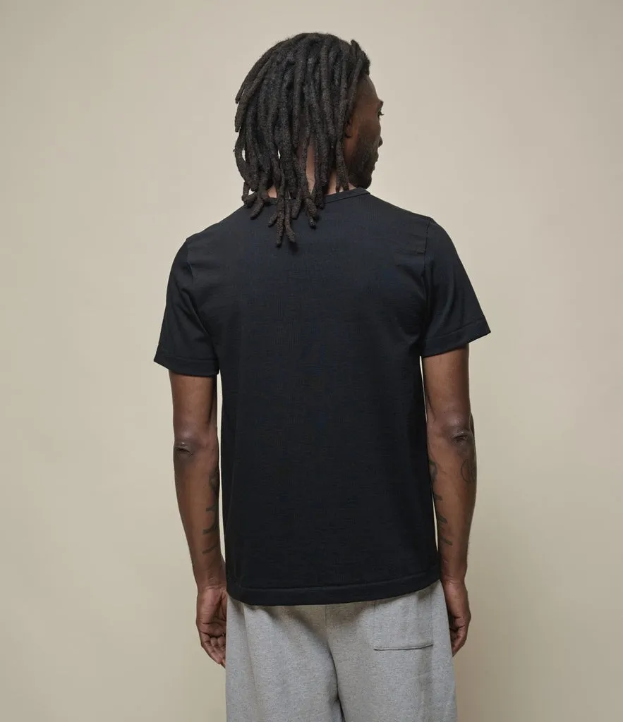 215 Loop Wheeled T-shirt | Black