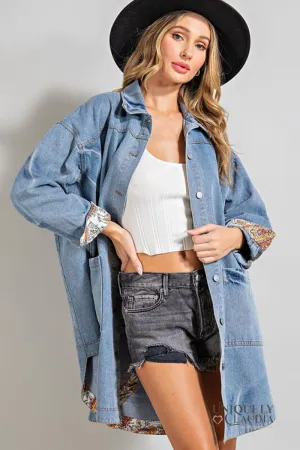 Alison Denim Oversized Shacket