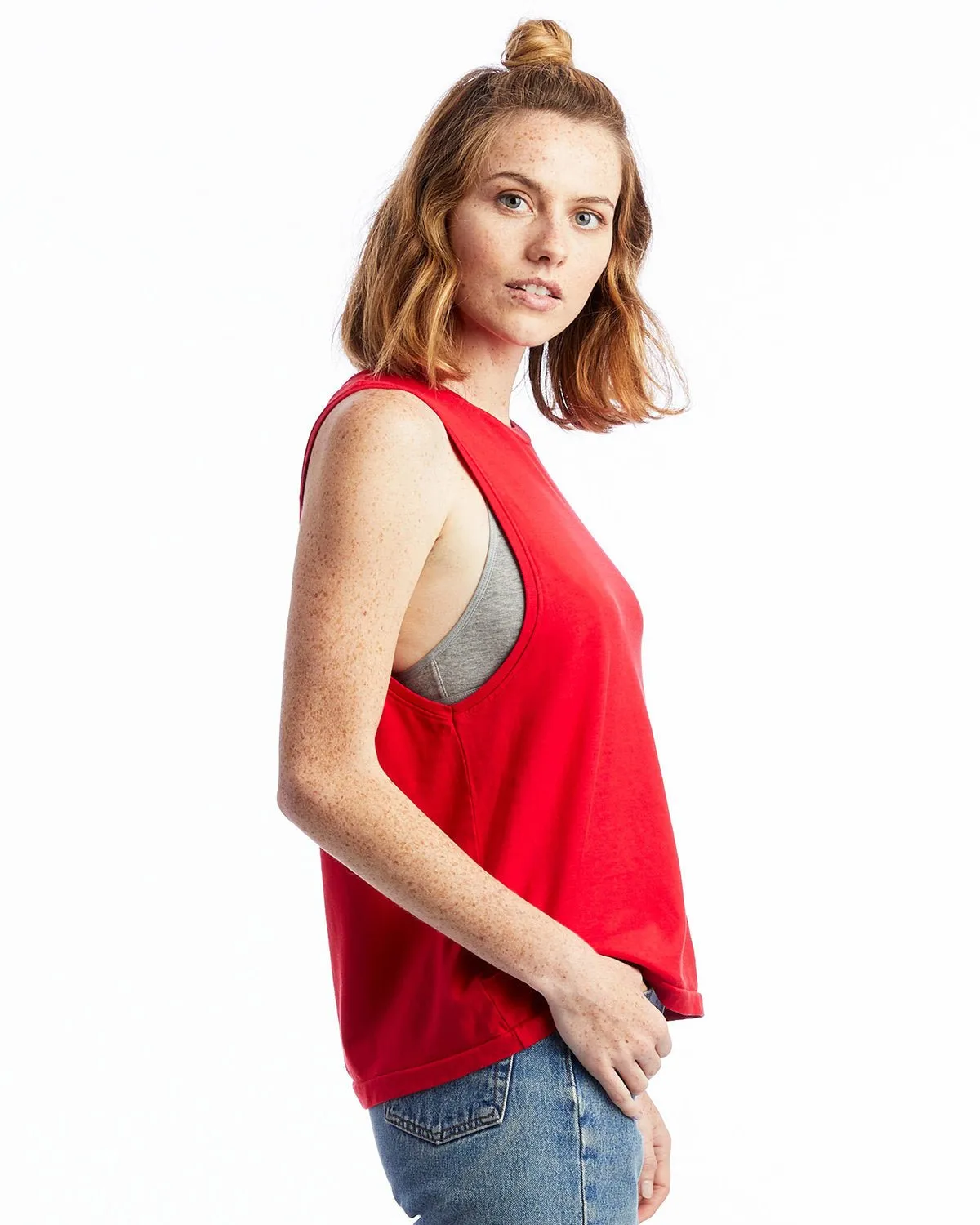 Alternative 1016CG Ladies' Heavy Wash Muscle Tank