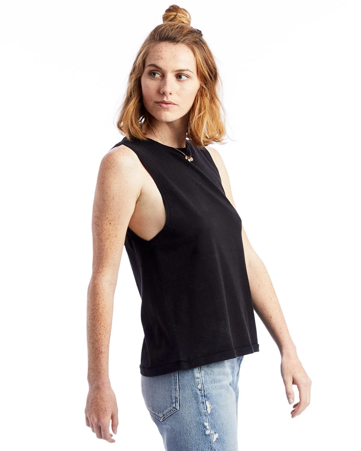 Alternative 1016CG Ladies' Heavy Wash Muscle Tank