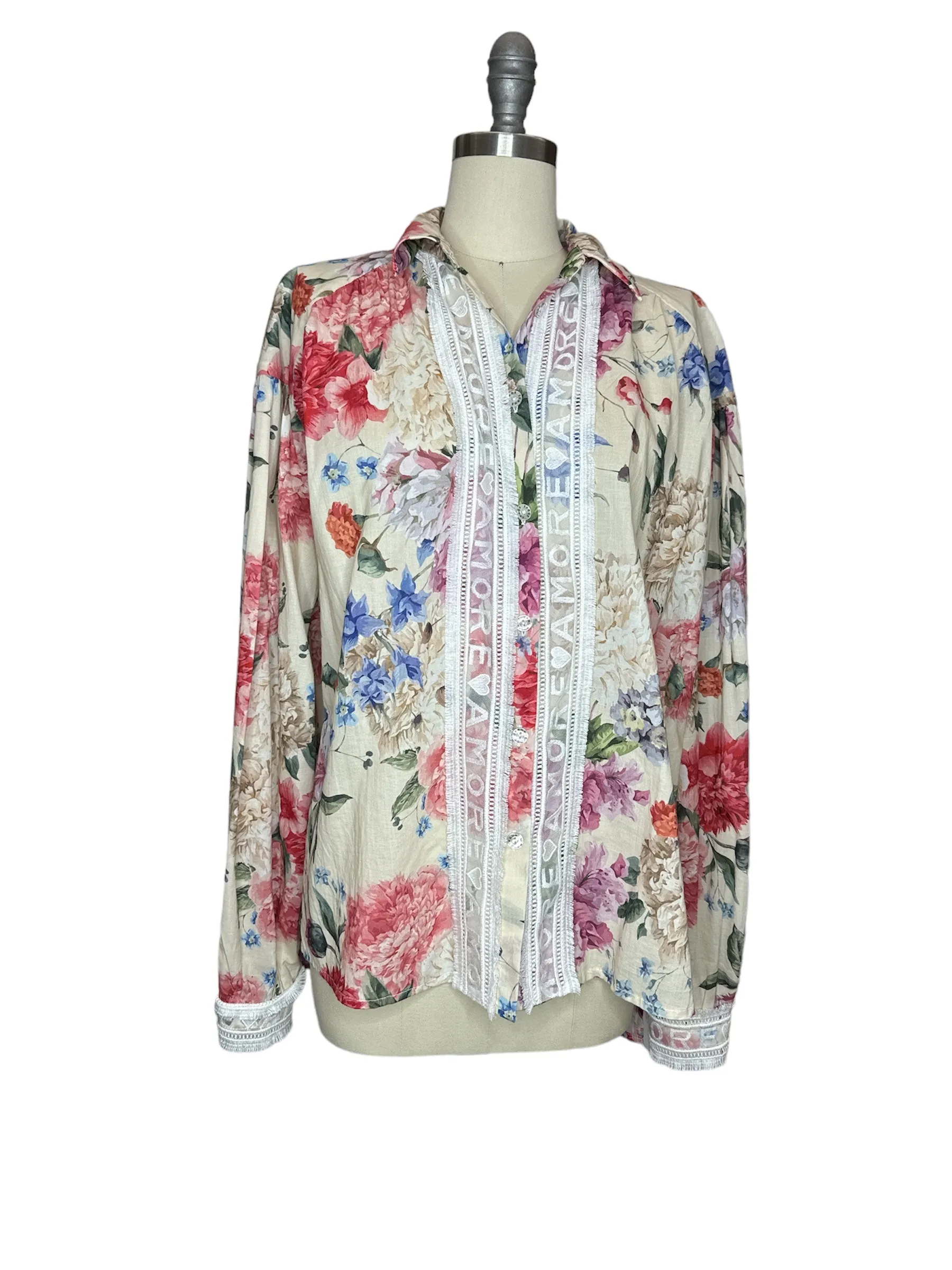 Amore Floral Print Shirt (CR-12101)