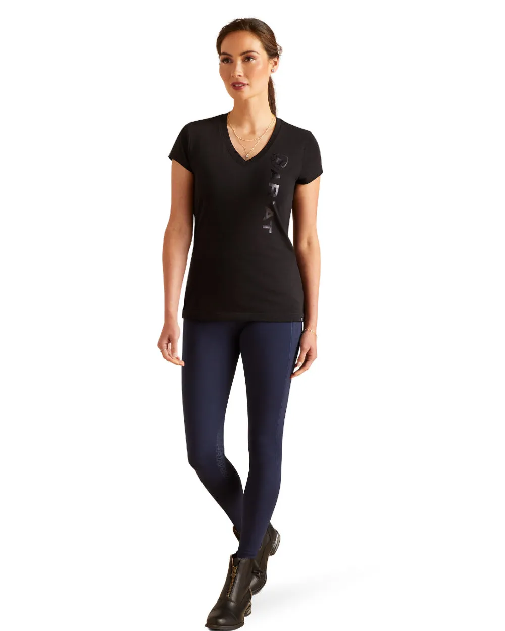 Ariat Womens Vertical Logo V T-Shirt