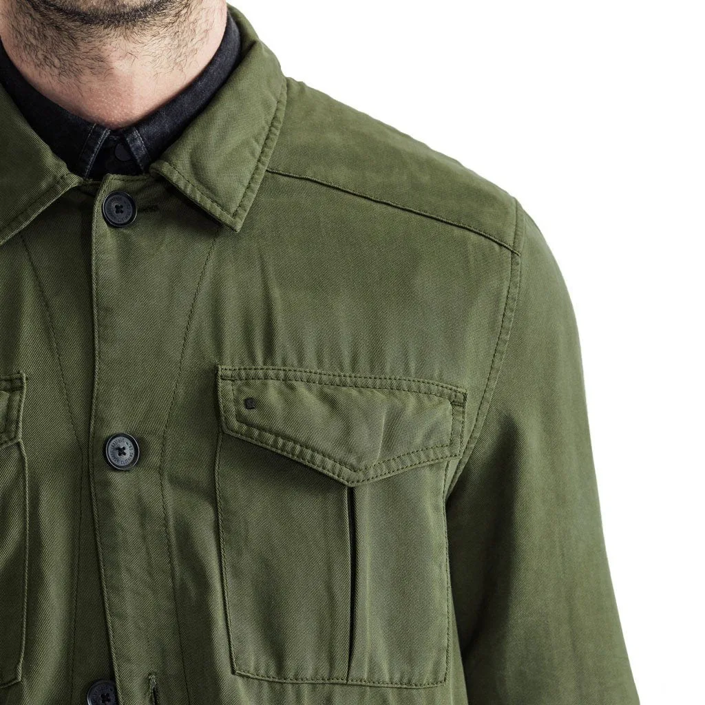 Arrow Shacket - Olive