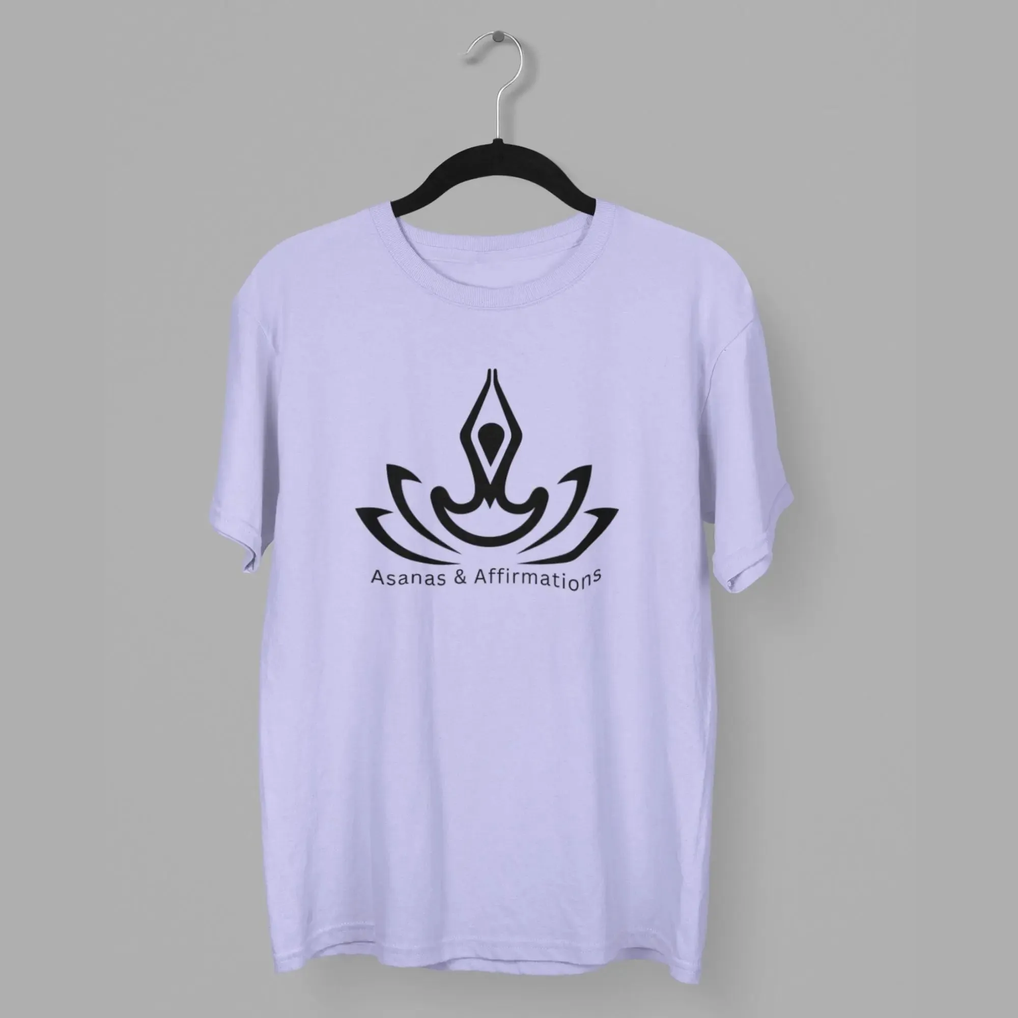 Asanas & Affirmations Round Neck Half Sleeve Classic T-Shirt