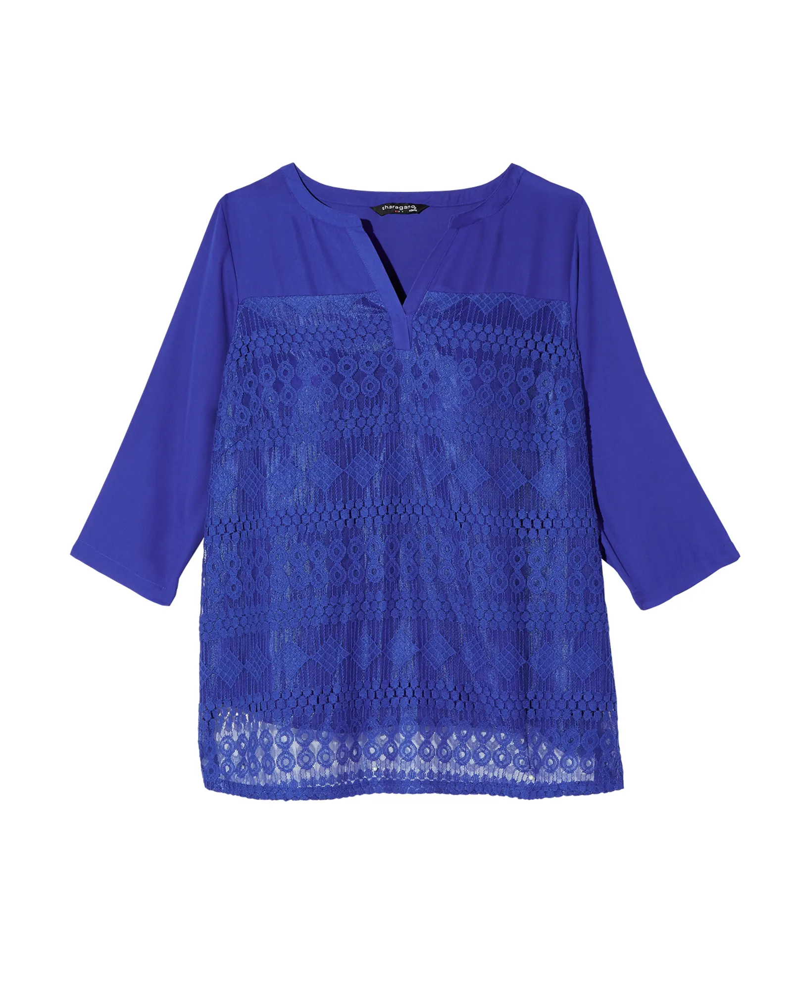 Audrey Detailed Blouse | Royal Blue