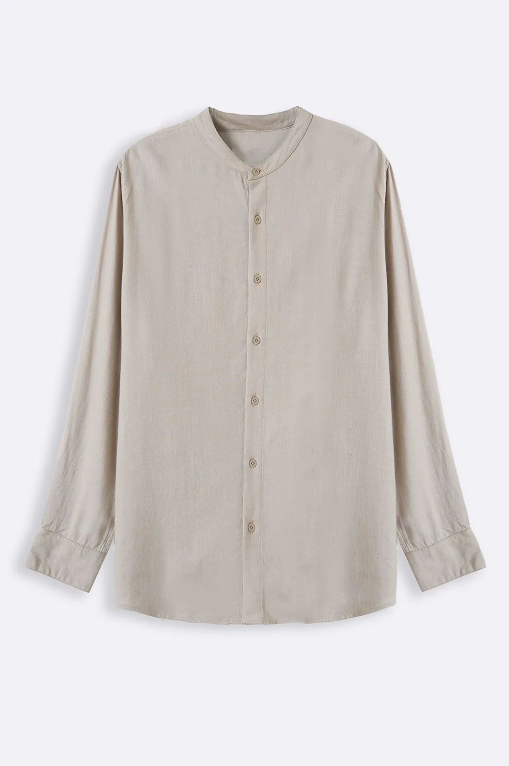 BAND COLLAR SHIRT