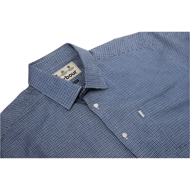 Barbour Bowness Check Mens Shirt - Navy