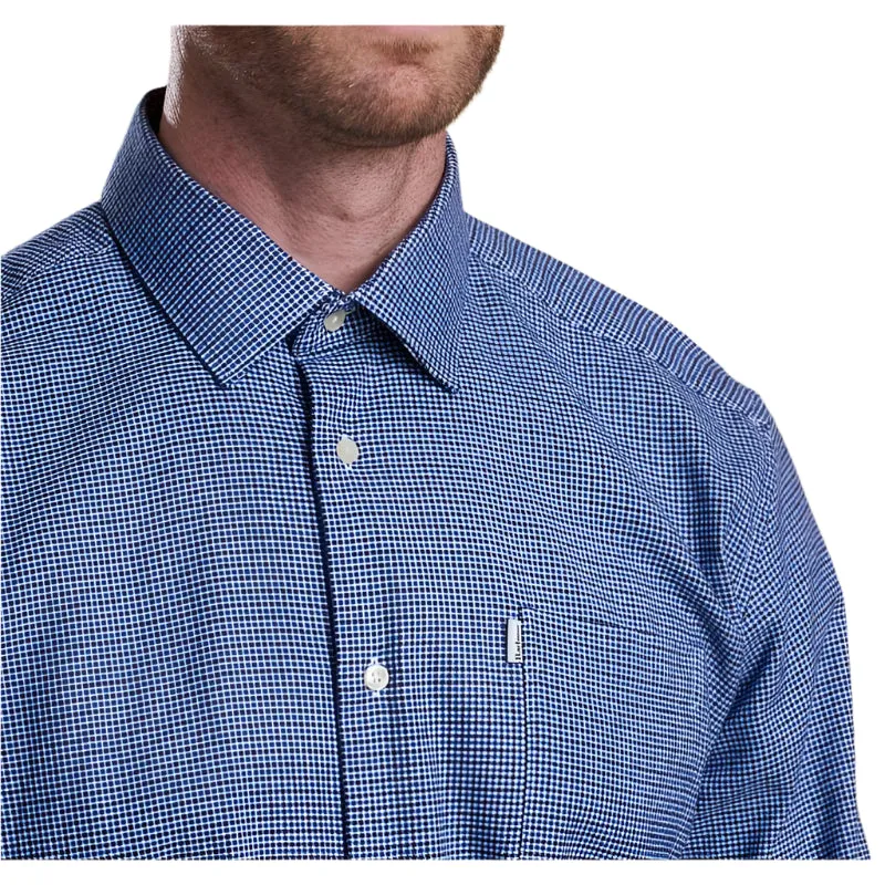 Barbour Bowness Check Mens Shirt - Navy