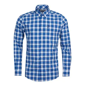 Barbour Highland Check 28 Tailored Fit Mens Shirt - Blue