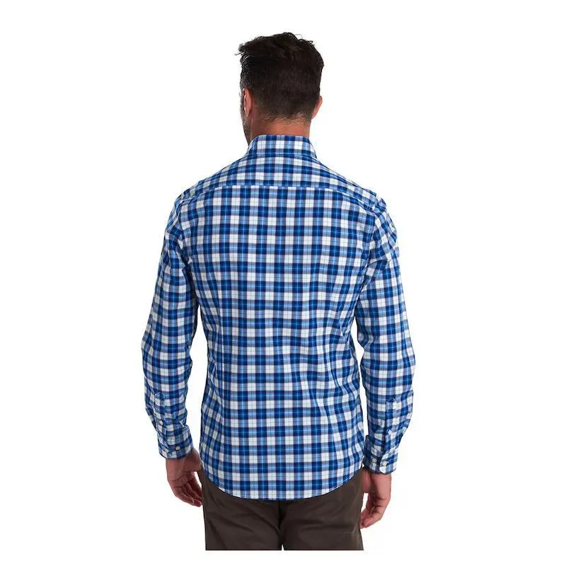 Barbour Highland Check 28 Tailored Fit Mens Shirt - Blue