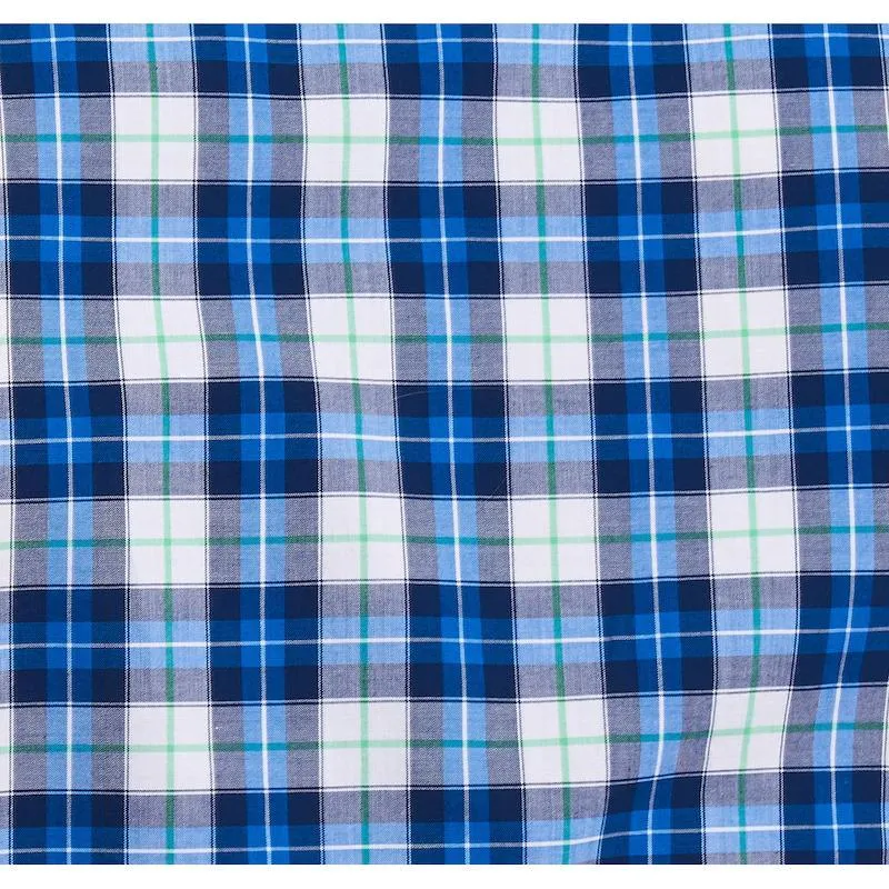 Barbour Highland Check 28 Tailored Fit Mens Shirt - Blue