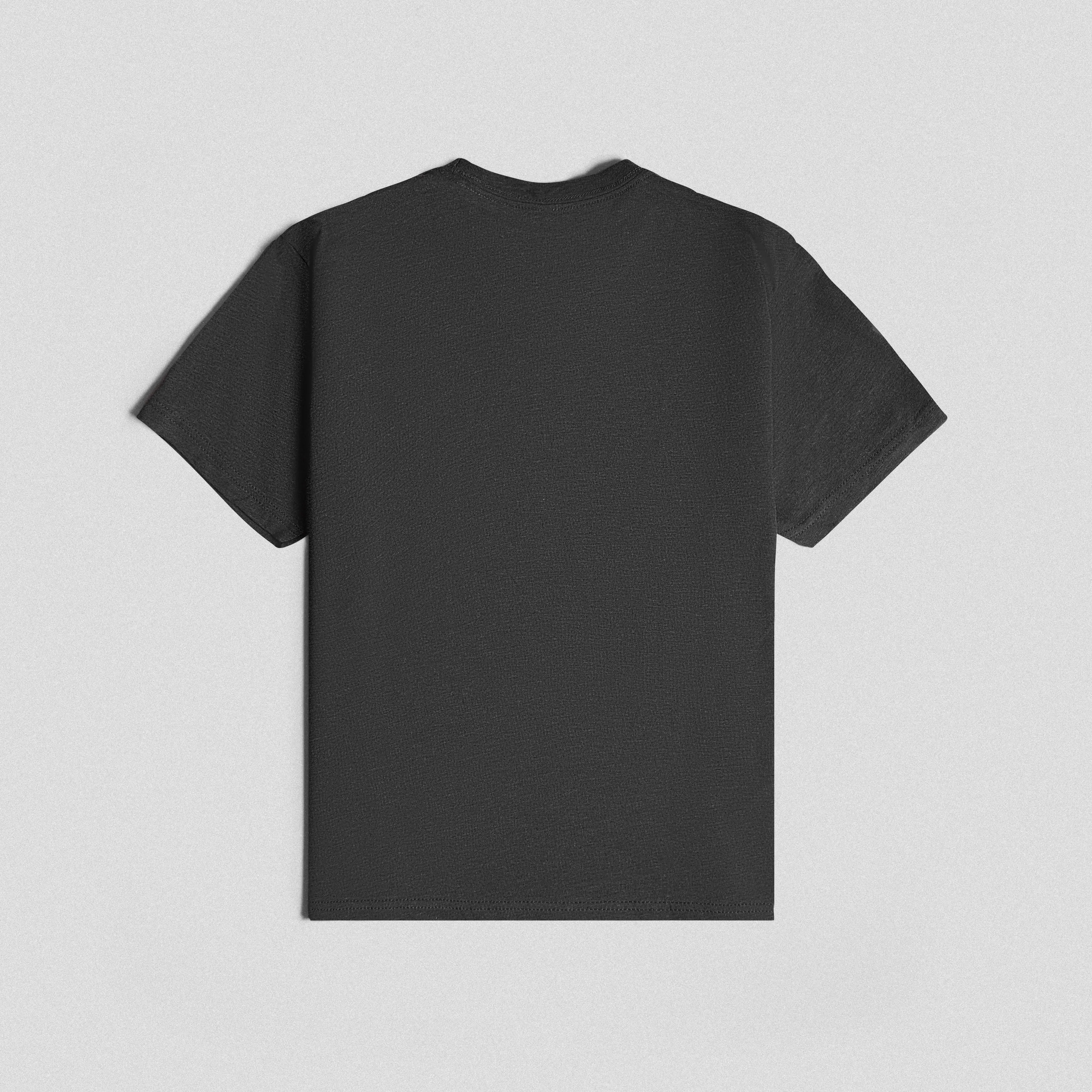 Basic Shirt - Charcoal/Red