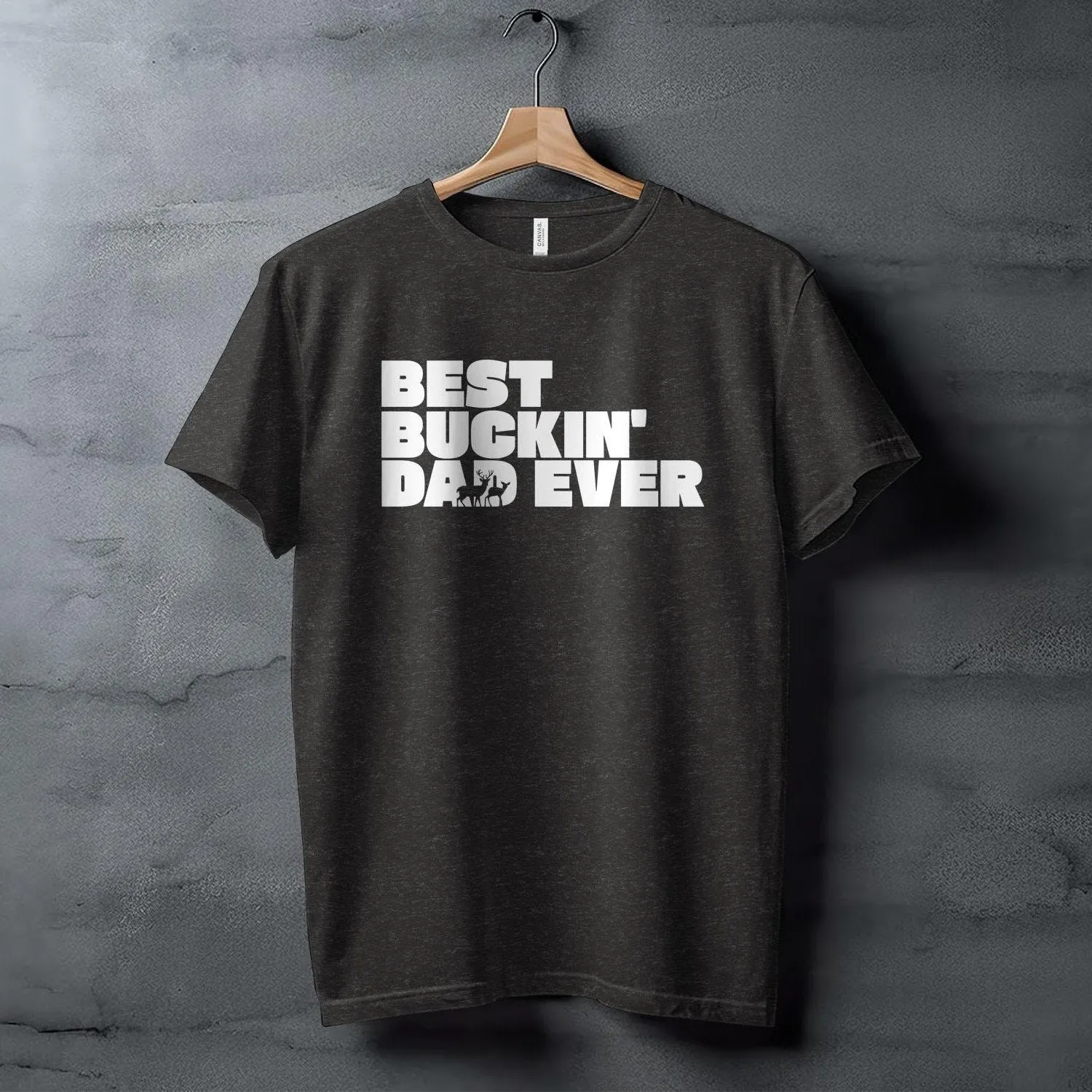 Best Buckin' Dad Ever T-Shirt, Father's Day Hunting Shirt, Funny Deer Graphic Tee, Gift for Dad Sweatshirt