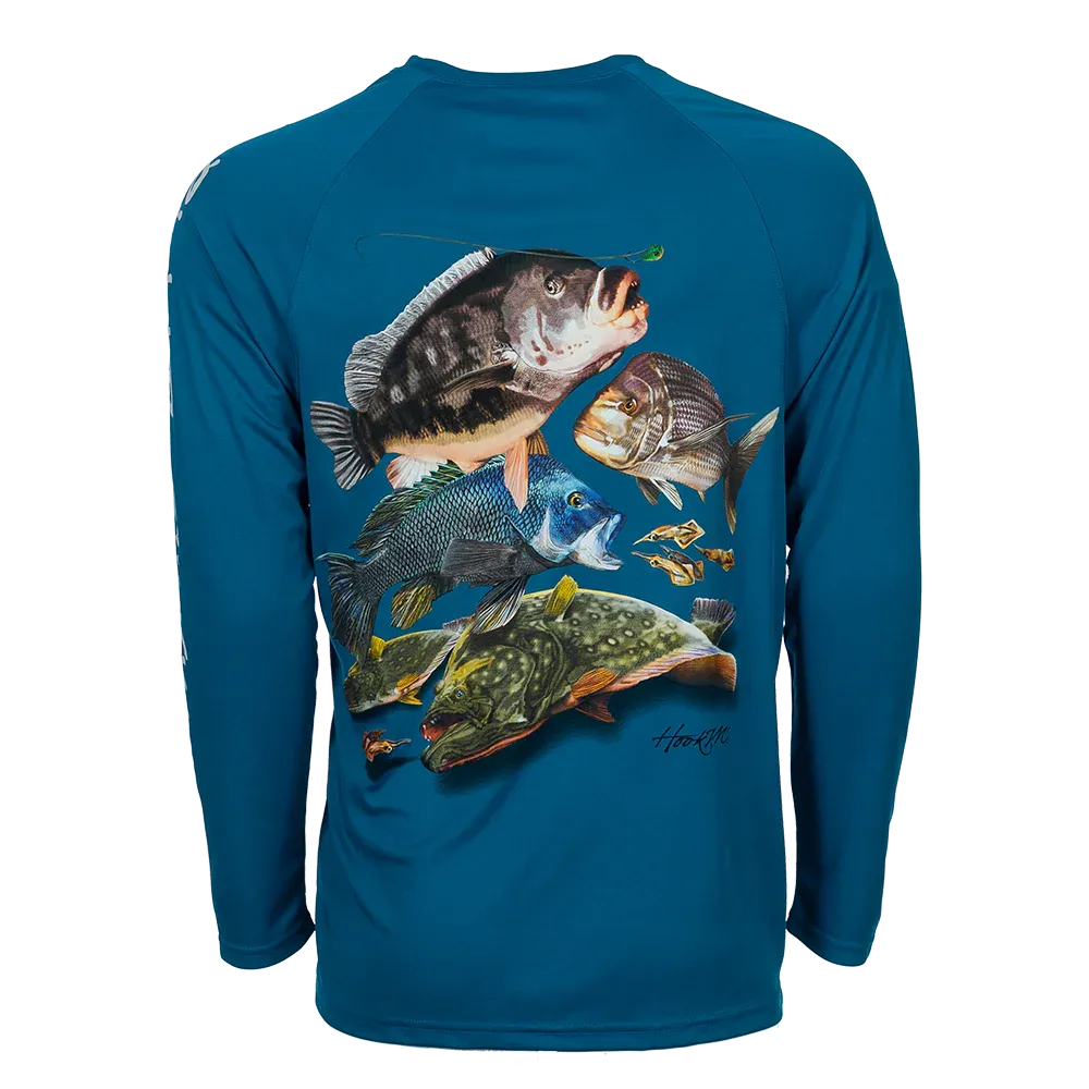 Biminy Bays Hook M, Mens Long Sleeve Shirt - Northeast Bottom Slam 2 Seaport