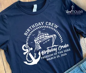 Birthday Crew Personalized Cruise Shirts