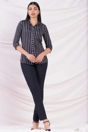 Black Stripe Shirt