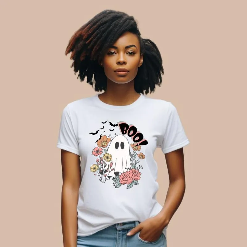 Boo-tiful Blooms Halloween Graphic Tee