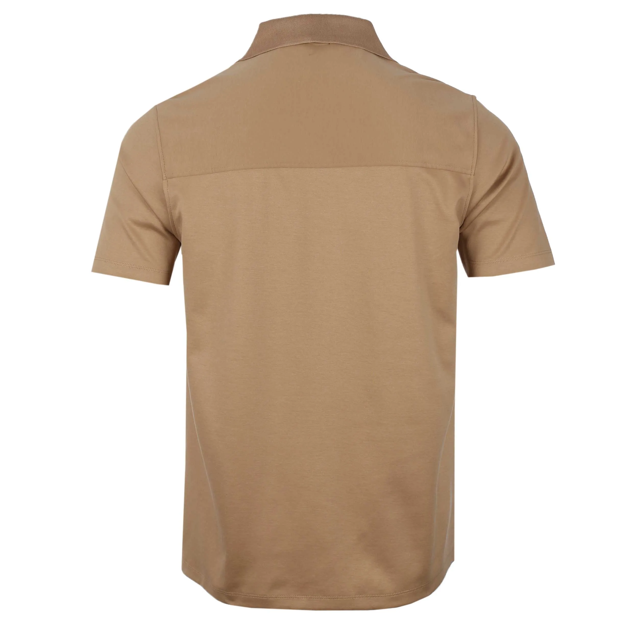 BOSS Powell 11 SS Shirt in Medium Beige