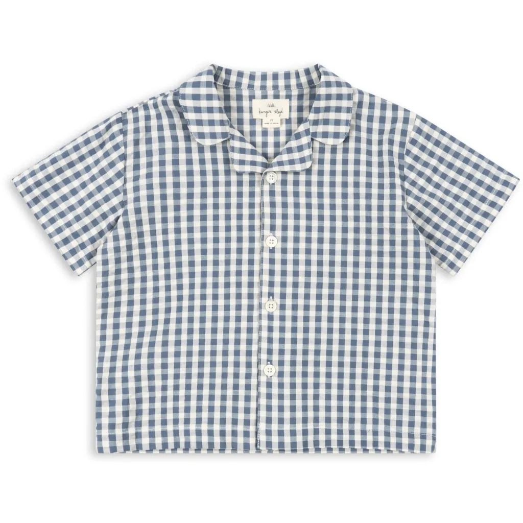 Boys Blue Check Shirt