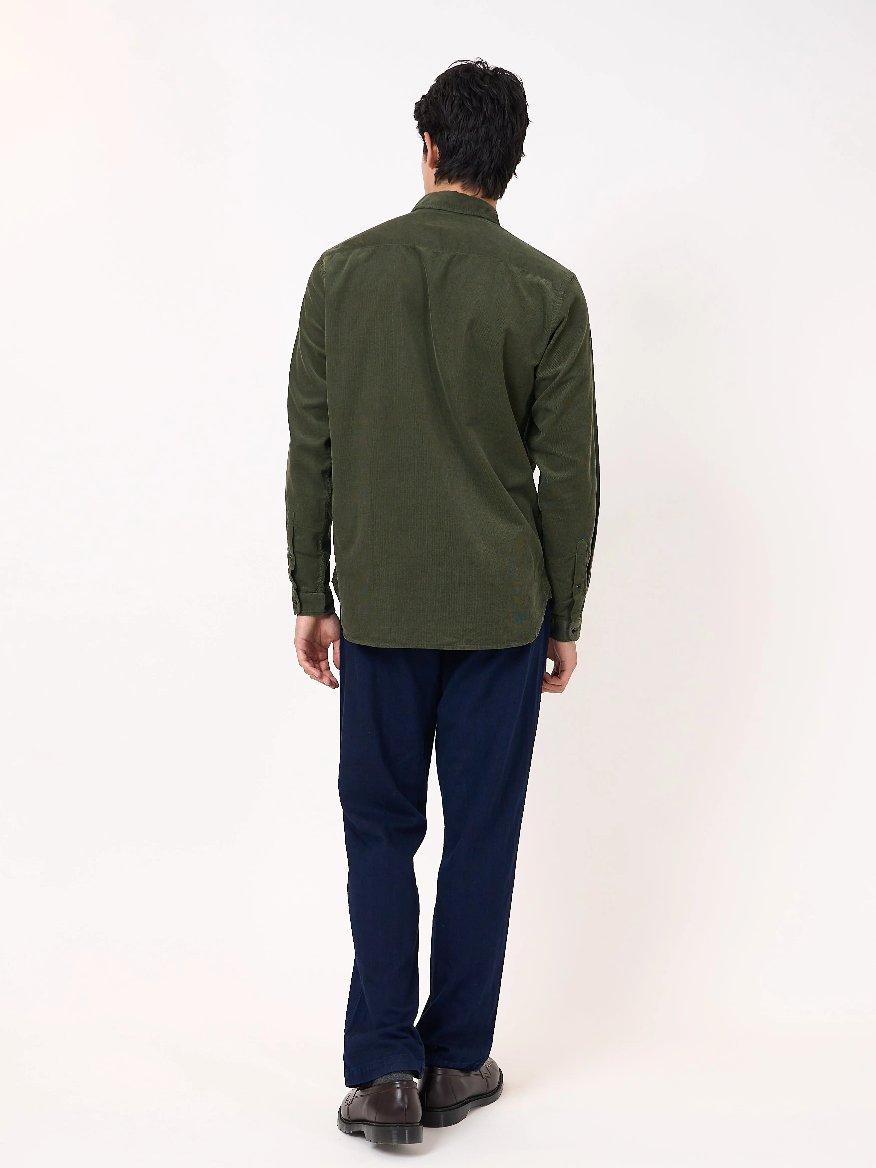 Brook Shirt Mersey Cord Green