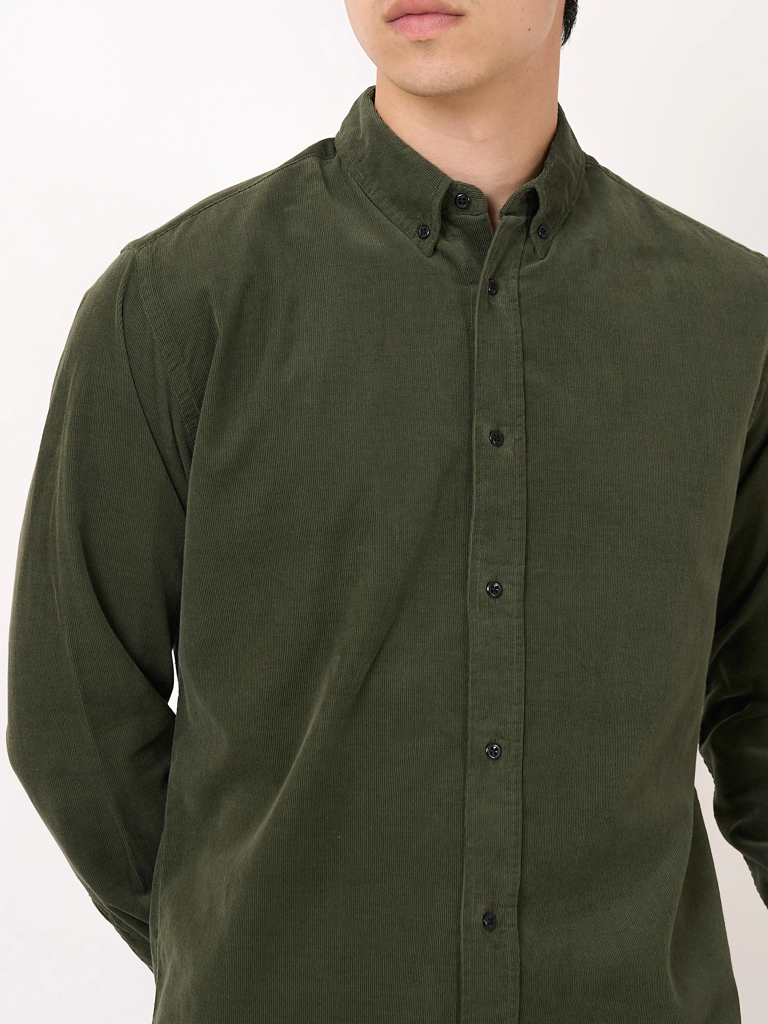 Brook Shirt Mersey Cord Green