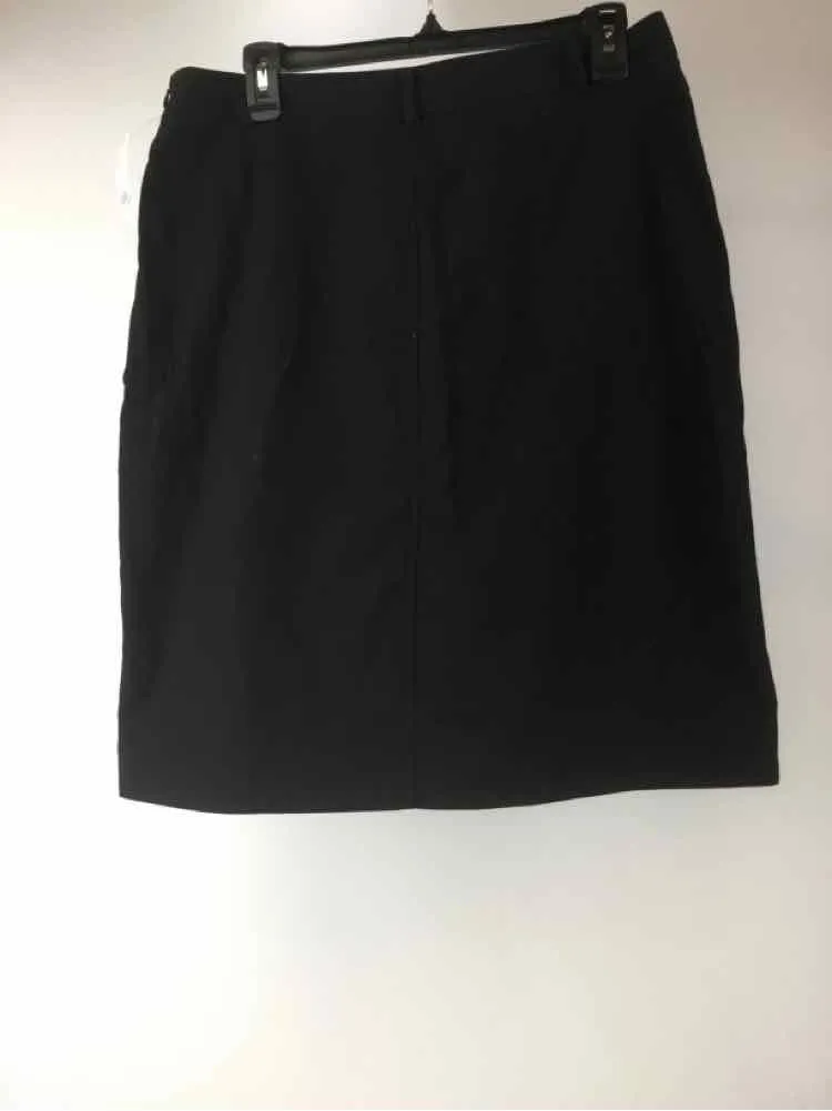 Calvin Klein Women Size 12 Black Pencil Skirt