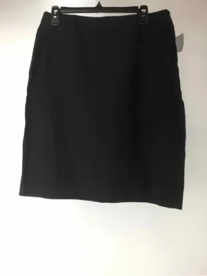 Calvin Klein Women Size 12 Black Pencil Skirt