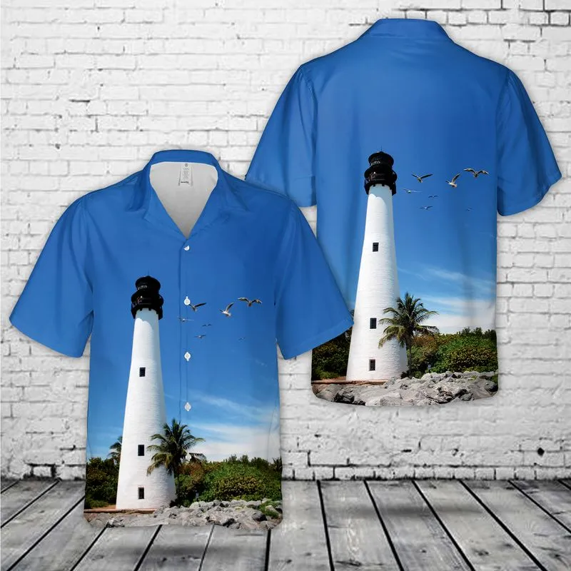 Cape Florida Lighthouse, Key Biscayne, Florida Hawaiian Shirt