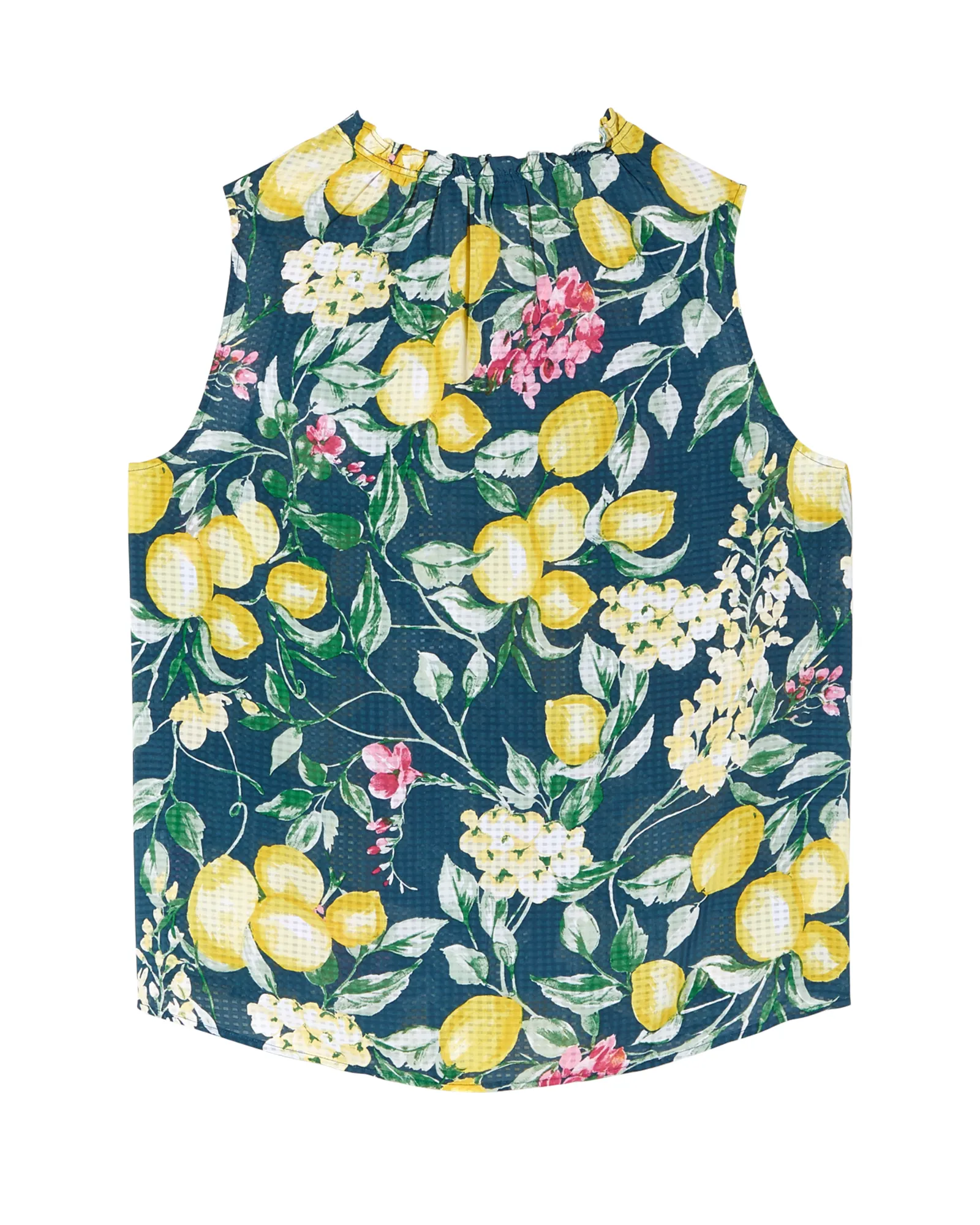 Carlotta Printed Blouse | Yellow / Kelly Green