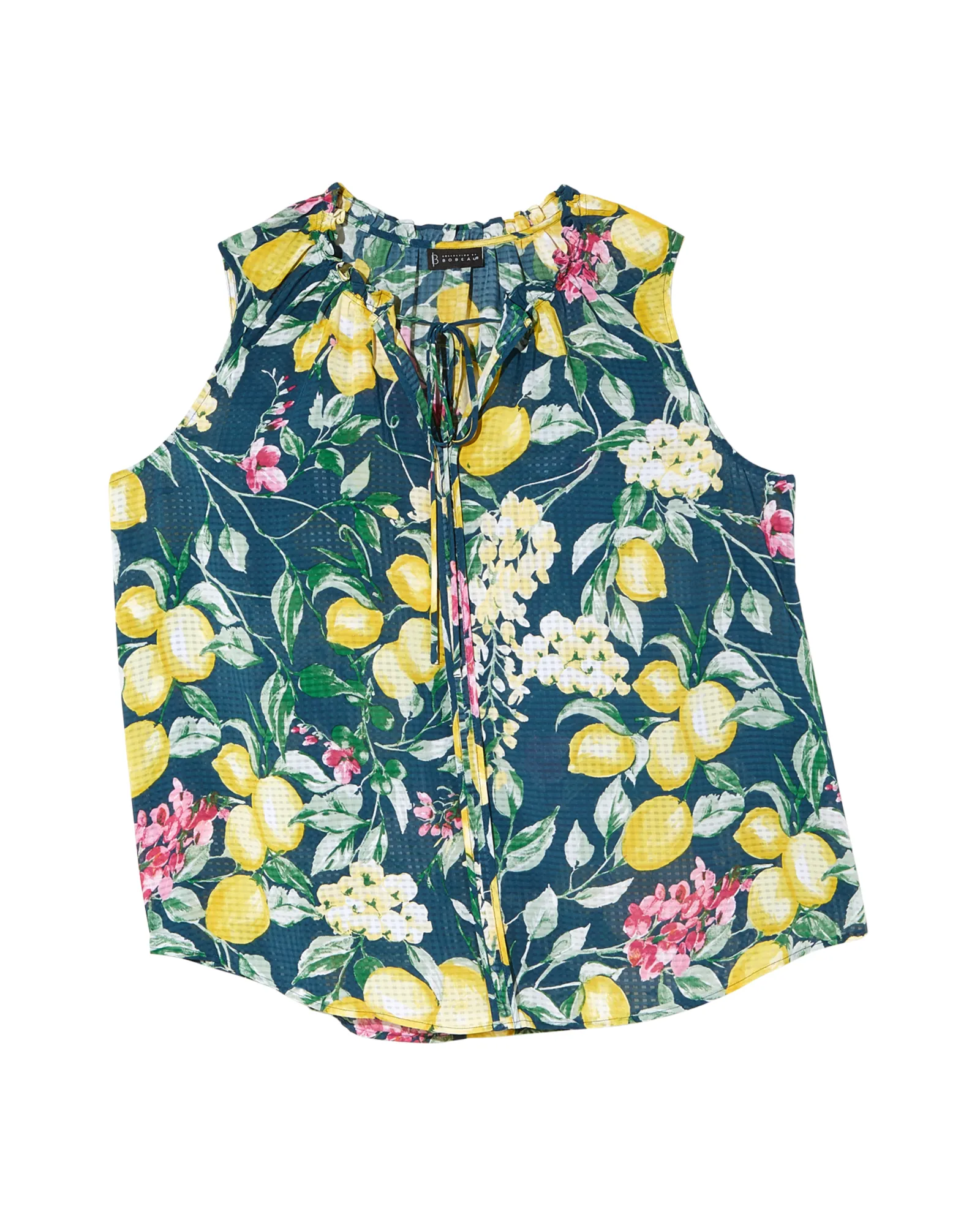 Carlotta Printed Blouse | Yellow / Kelly Green