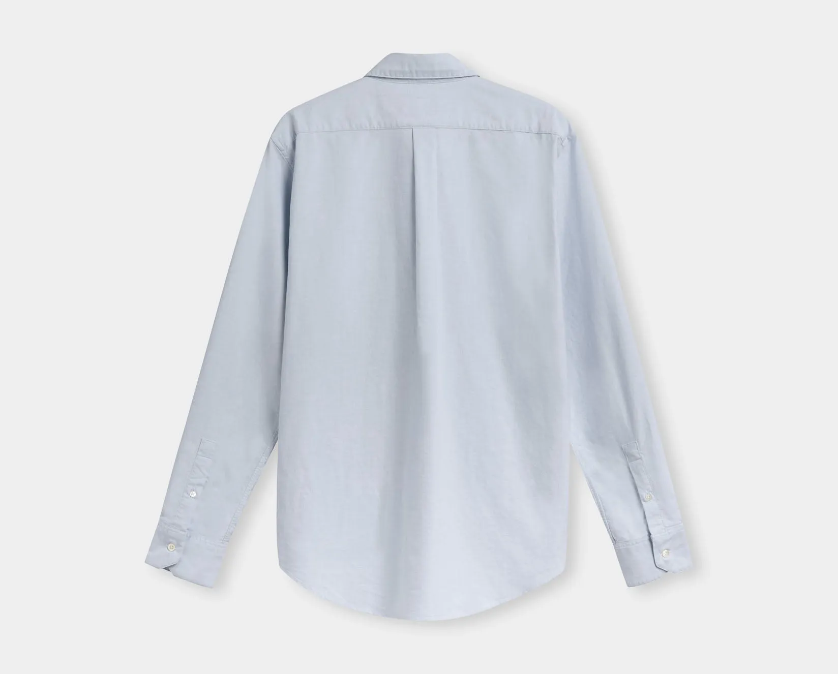 Cotton Oxford Shirt - Lake Blue