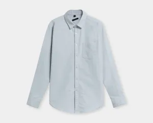 Cotton Oxford Shirt - Lake Blue