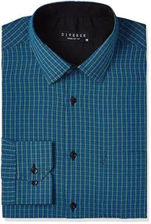 Diverse Men's Formal Shirt (8903905009463_DVF03F1L01-61_42_Multicolor)