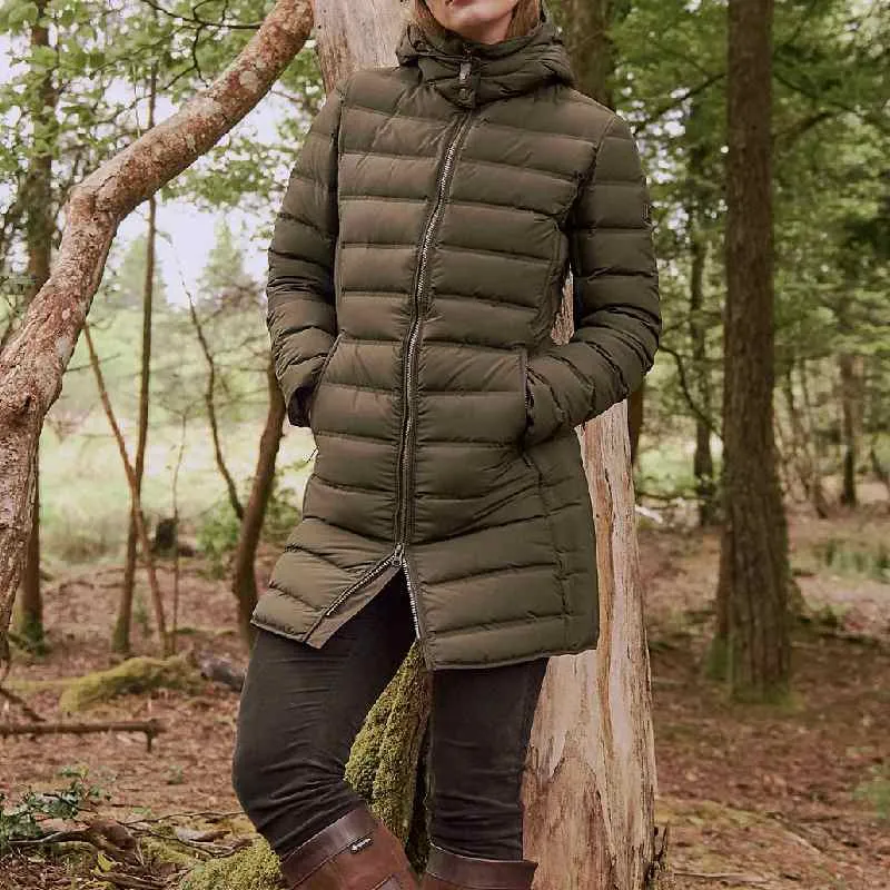 Dubarry Ballybrophy Ladies Down Coat - Olive