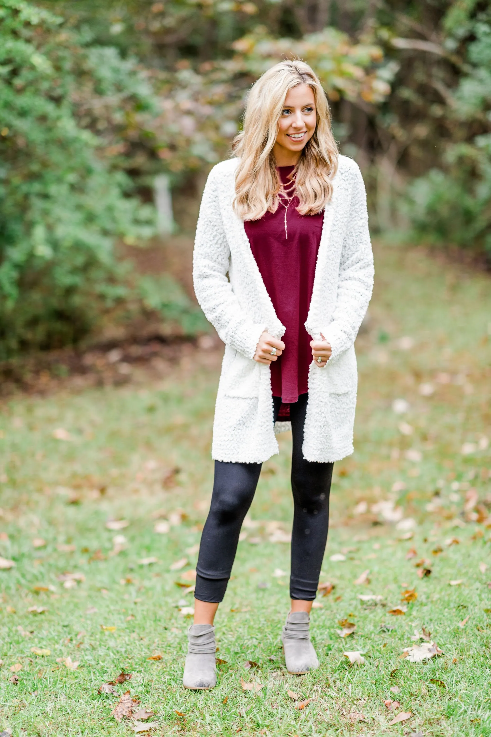 Easy Like Sunday Wine Red Tunic