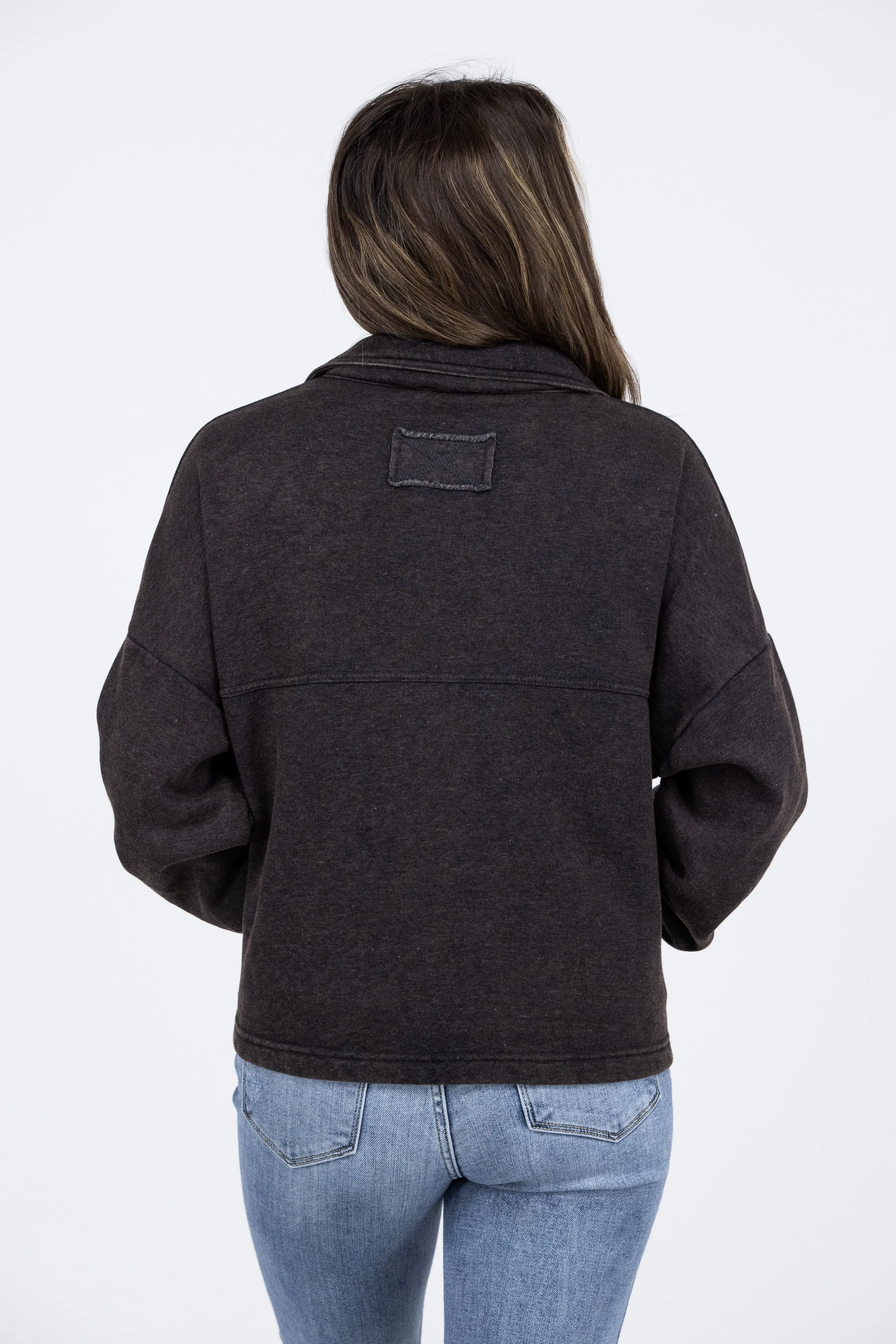 Endlessly Stylish Cropped Shacket * Final Sale*