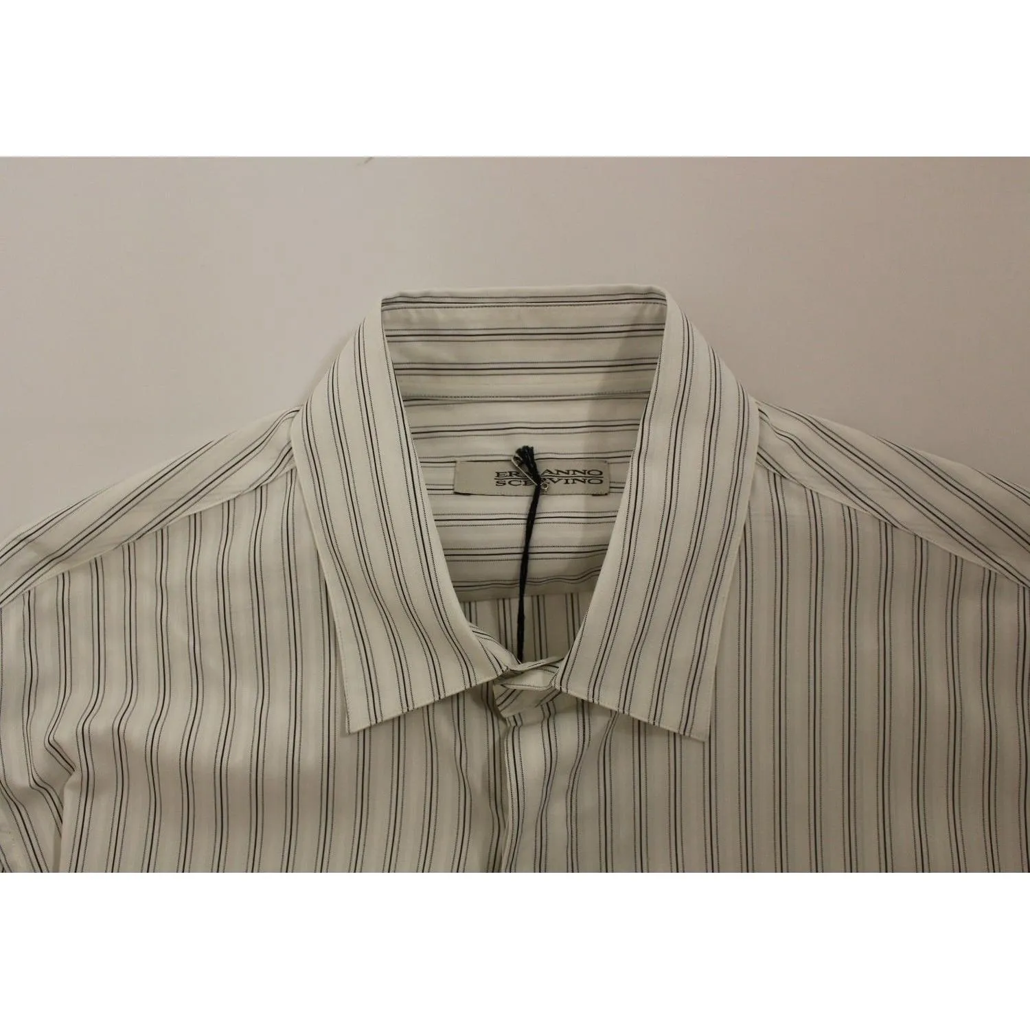 Ermanno Scervino Elegant Striped Cotton Casual Shirt