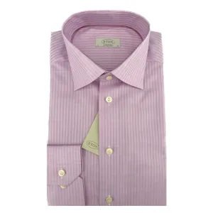 ETON Lilac Self Stripe Contemporary Fit Shirt