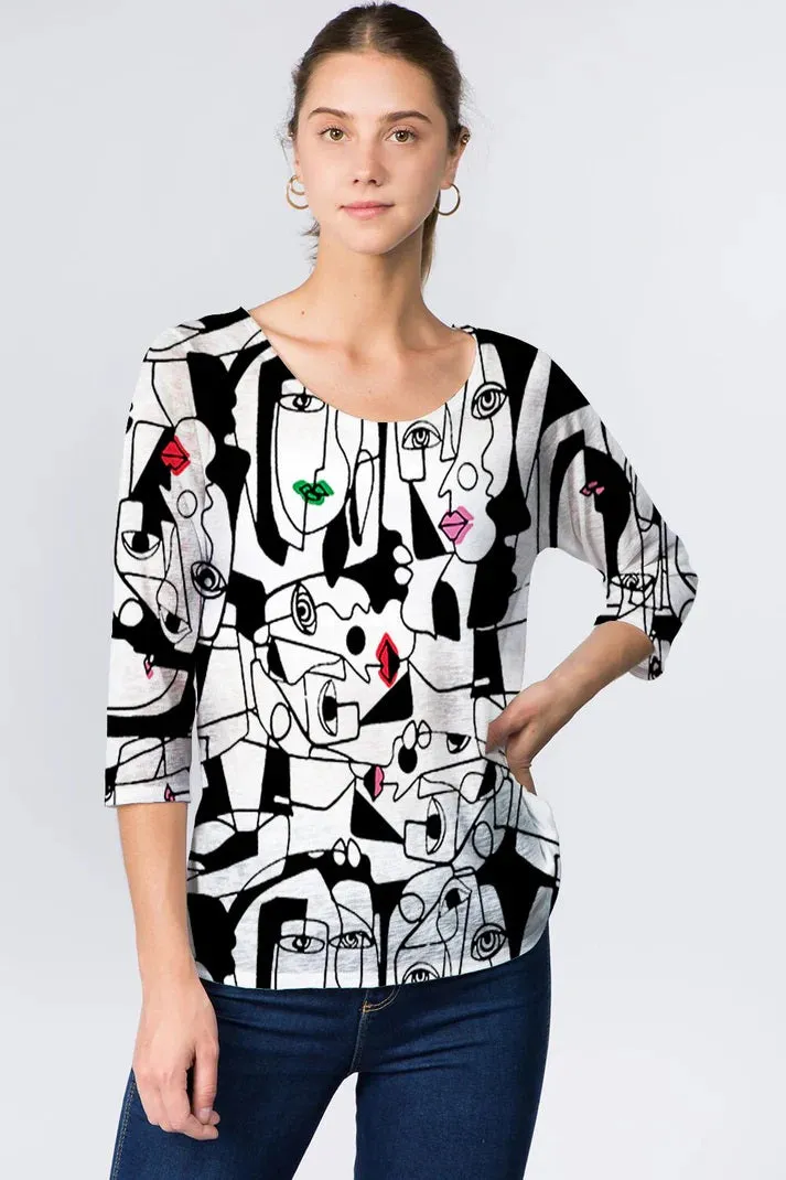 Faces tunic