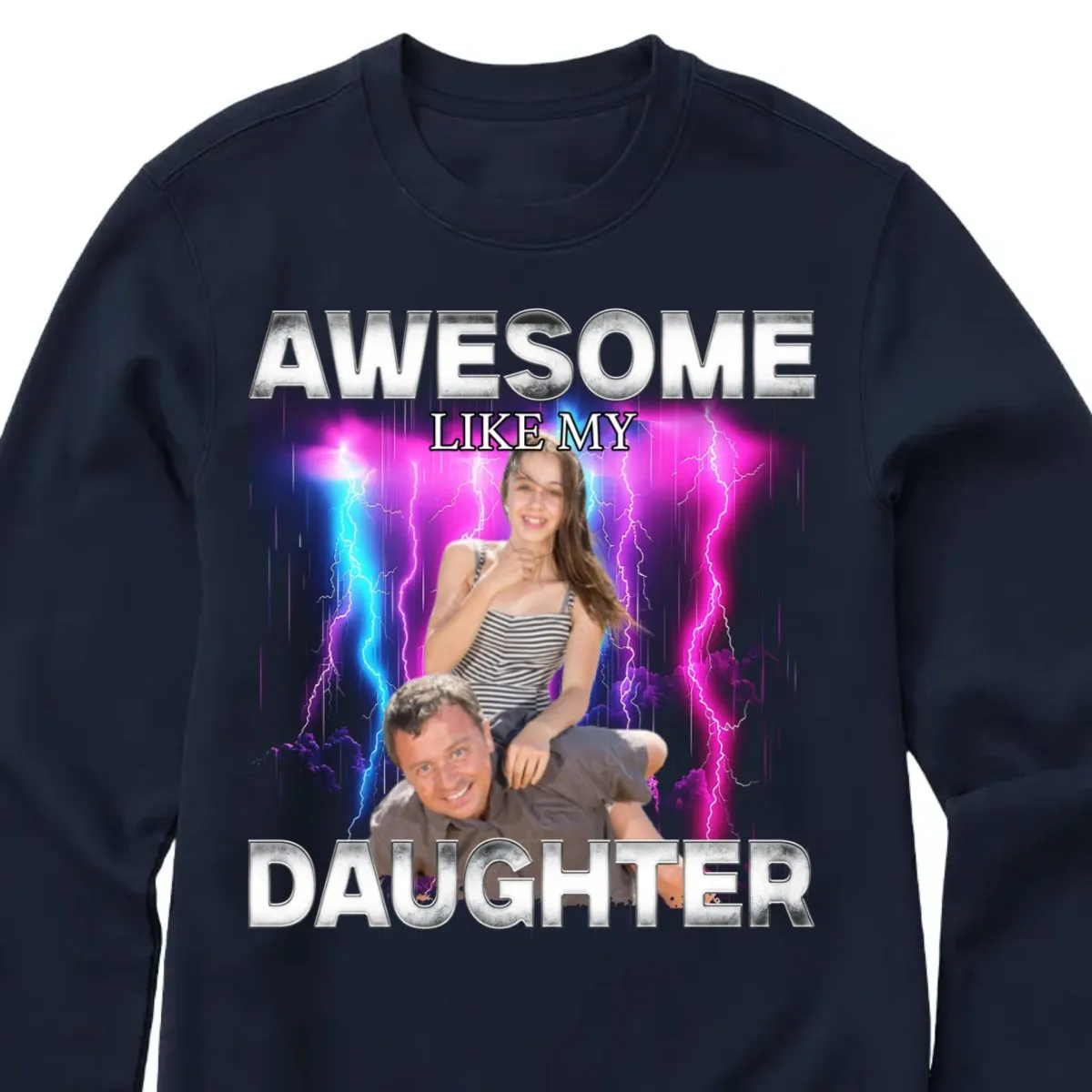 Family - Awesome Like My Daughter Bootleg Style - Personalized Unisex T-shirt, Hoodie, Sweatshirt