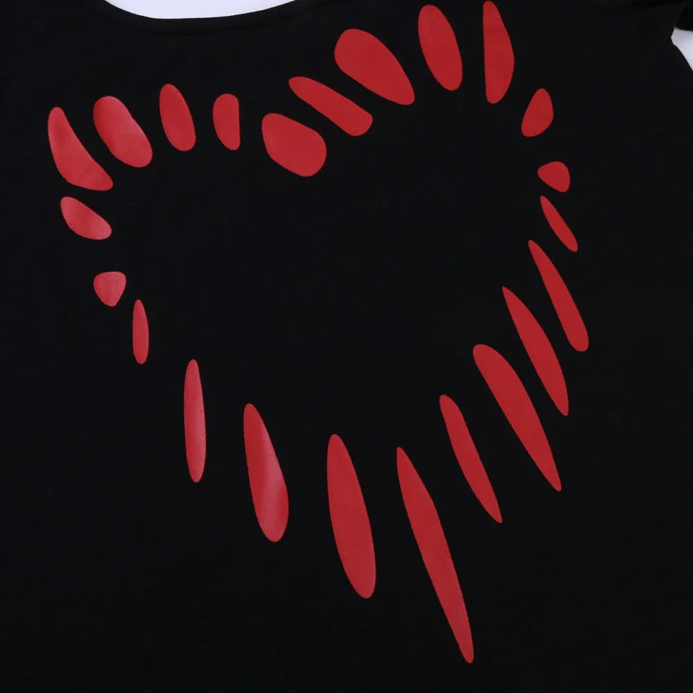 Funki Buys | Shirts | Women's Love Heart Printed Plus Size Shirt