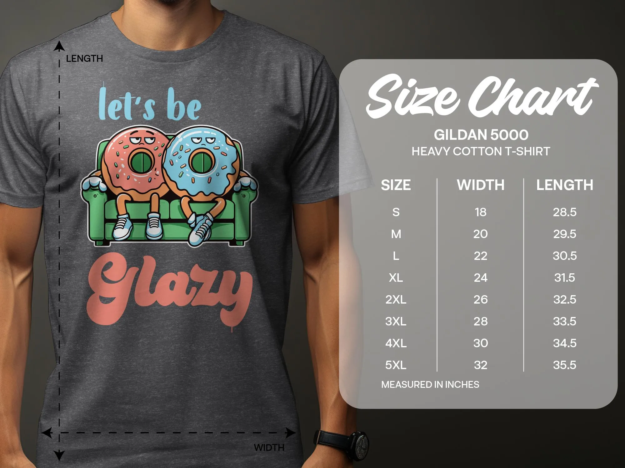 Funny Lazy Animal Doughnut T Shirt, Let's Be Lazy Doughnut Design, Cute Relaxing Doughnut Shirt, Glazy Doughnut T Shirt, Donut Lover Gift