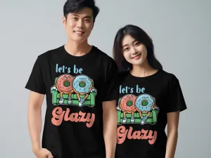 Funny Lazy Animal Doughnut T Shirt, Let's Be Lazy Doughnut Design, Cute Relaxing Doughnut Shirt, Glazy Doughnut T Shirt, Donut Lover Gift