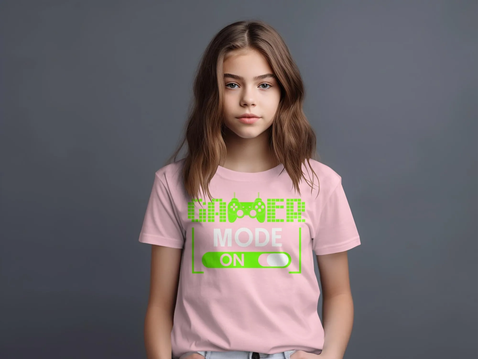 Gamer Mode On Gaming T-Shirt for Boys and Girls