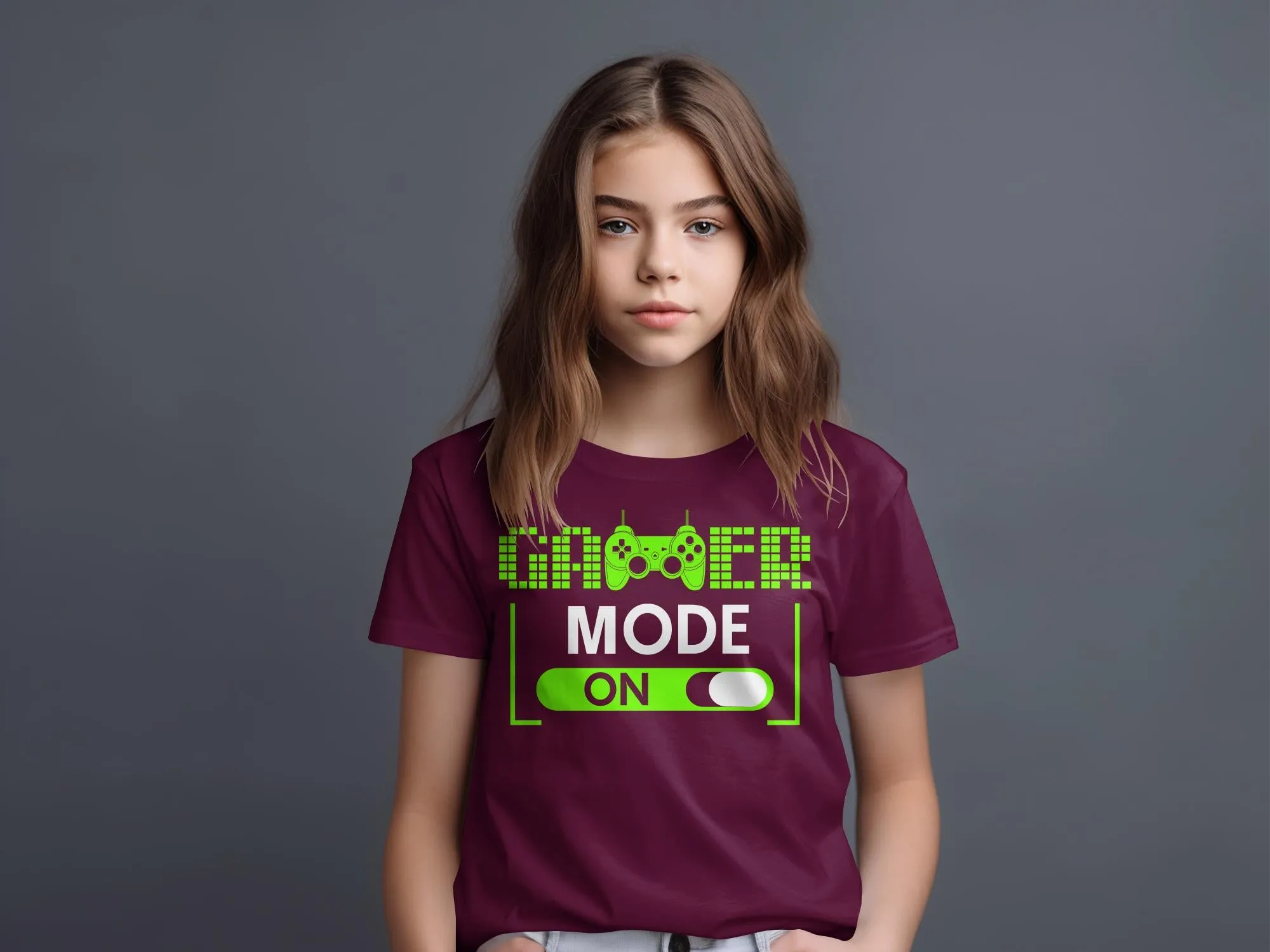 Gamer Mode On Gaming T-Shirt for Boys and Girls