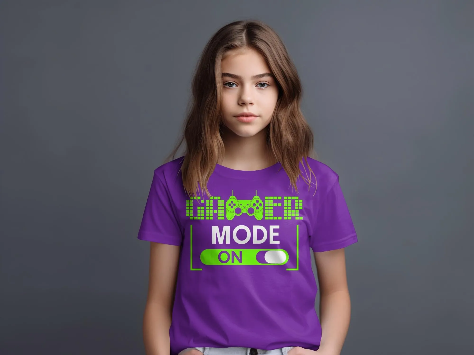 Gamer Mode On Gaming T-Shirt for Boys and Girls