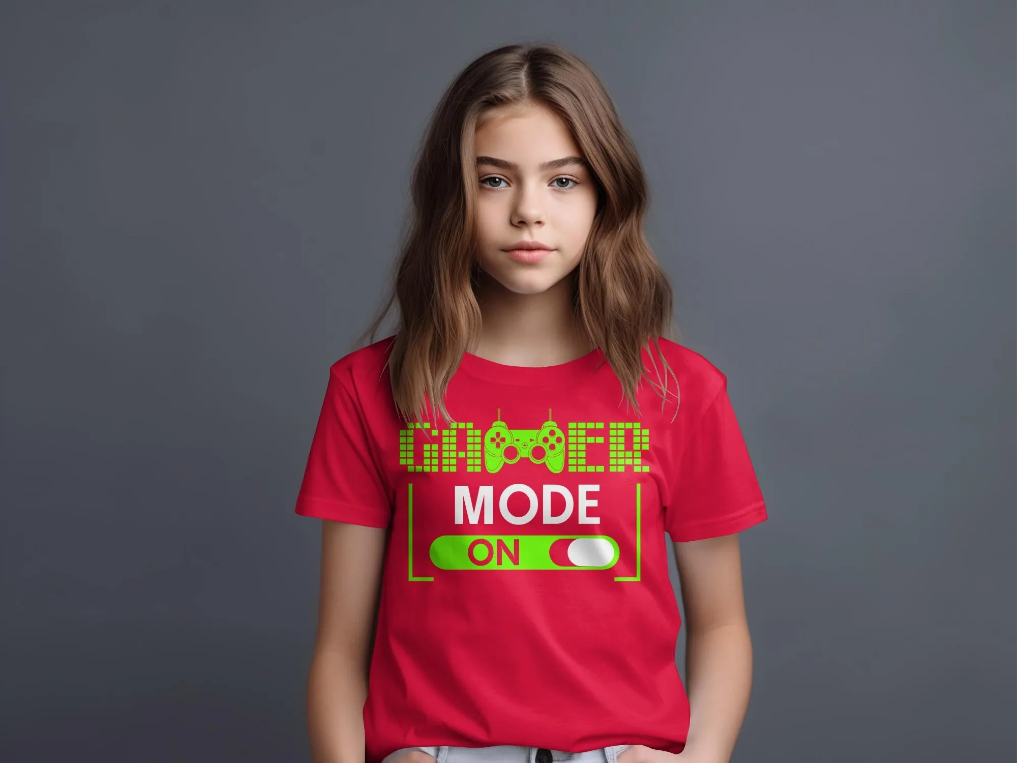 Gamer Mode On Gaming T-Shirt for Boys and Girls