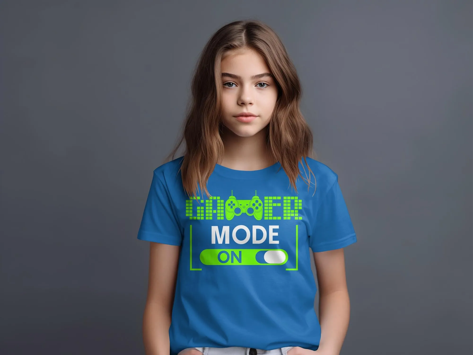 Gamer Mode On Gaming T-Shirt for Boys and Girls