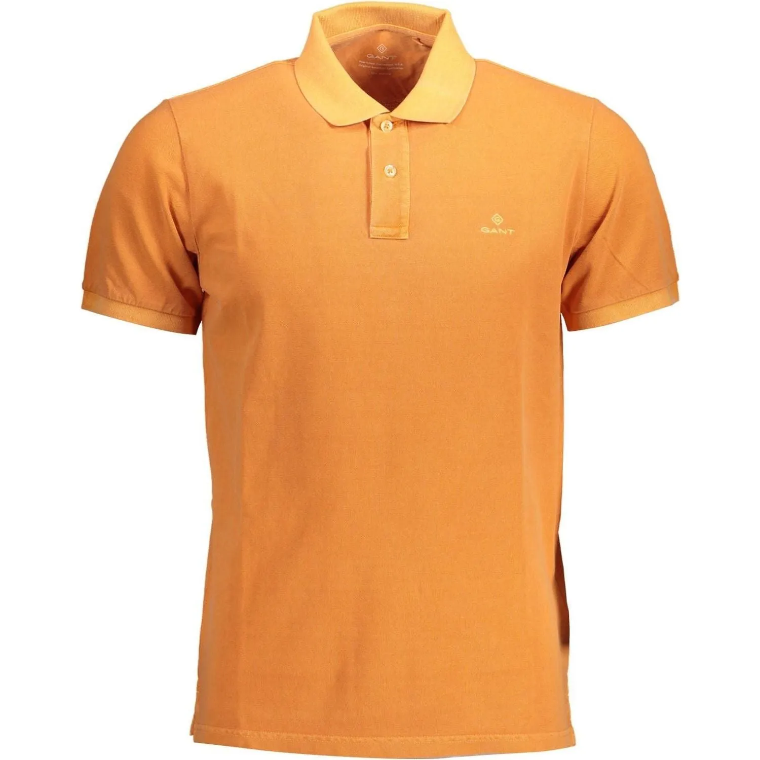 Gant Orange Cotton Men Polo