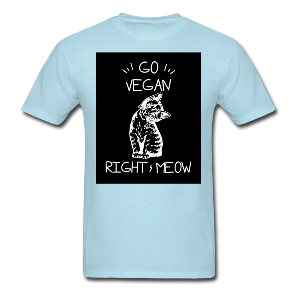 Go Vegan Right Meow Classic T-Shirt